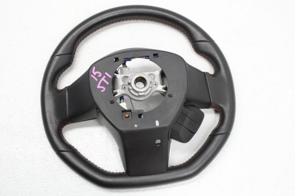 2015-2020 SUBARU WRX & STI STEERING WHEEL ASSEMBLY RED STITCHED OEM - Image 10