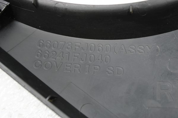 2015-2021 SUBARU WRX STI RH DASHBOARD PASSENGER SIDE END CAP COVER 66241FJ040 - Image 6