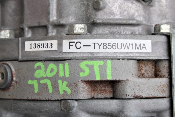 2008-2018 SUBARU WRX STI 6 SPEED MANUAL TRANSMISSION SWAP 6MT 77K MILES EJ257 - Image 12
