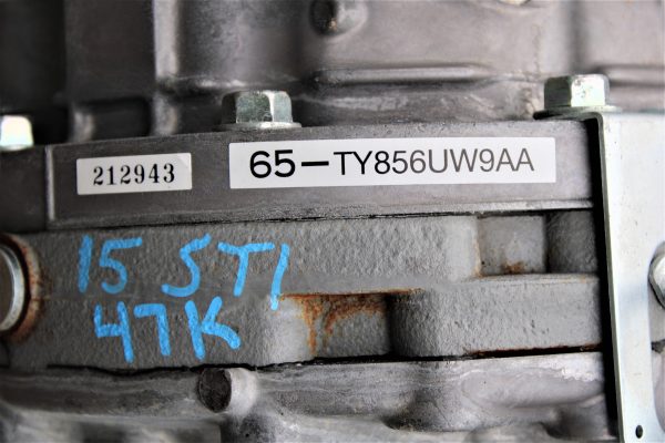 2008-2018 SUBARU WRX STI 6 SPEED MANUAL TRANSMISSION SWAP 6MT 47K MILES EJ257 - Image 12