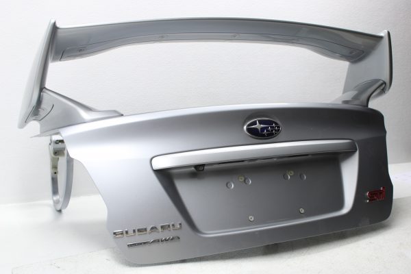 2015-2020 SUBARU WRX STI TRUNK LID DECK W/ SPOILER WING ISM SILVER OEM - Image 4