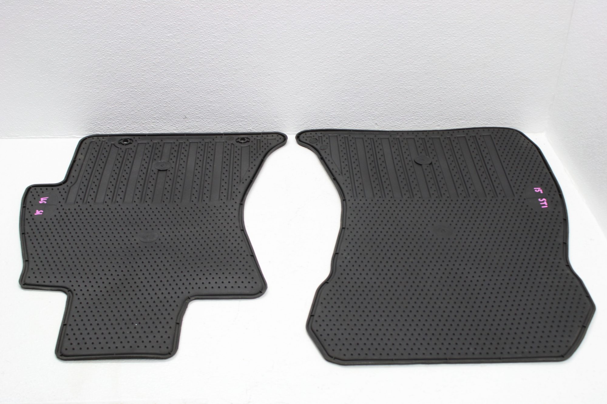 20152020 SUBARU WRX & STI RUBBER INTERIOR FLOOR MATS FRONT & REAR SET OEM