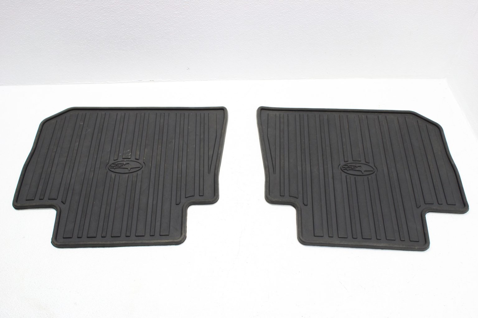 20152020 SUBARU WRX & STI RUBBER INTERIOR FLOOR MATS FRONT & REAR SET OEM