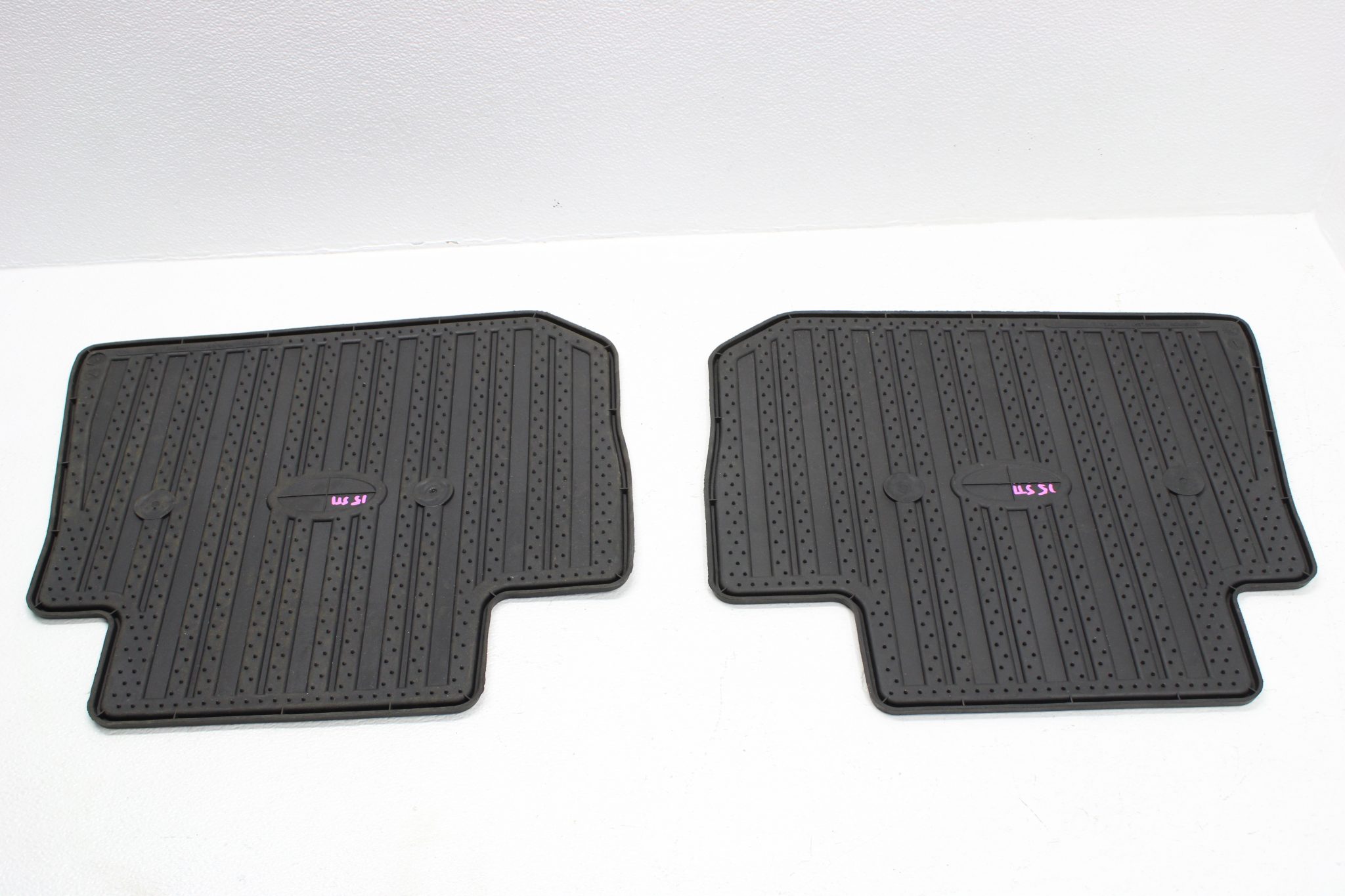 20152020 SUBARU WRX & STI RUBBER INTERIOR FLOOR MATS FRONT & REAR SET OEM