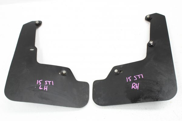 2015-2020 SUBARU WRX & STI RALLY ARMOR REAR MUD FLAPS LH/RH SET BLACK - Image 6