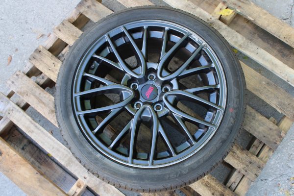 2015-2017 SUBARU WRX STI OEM ENKEI WHEEL RIM & TIRE 5x114 18x8.5 +55 245/40/18 - Image 3