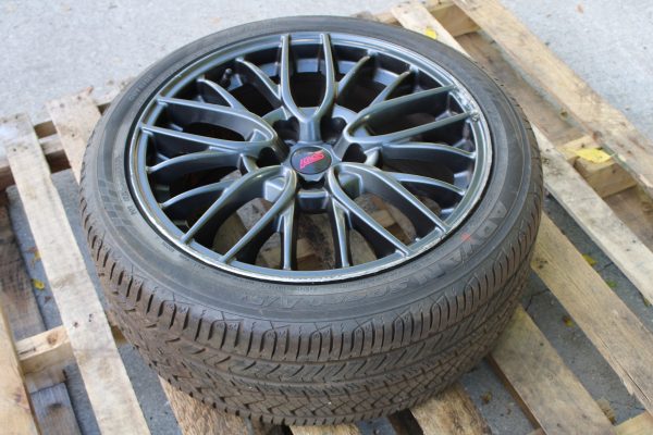 2015-2017 SUBARU WRX STI OEM ENKEI WHEEL RIM & TIRE 5x114 18x8.5 +55 245/40/18 - Image 4