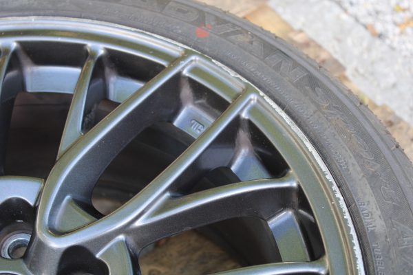 2015-2017 SUBARU WRX STI OEM ENKEI WHEEL RIM & TIRE 5x114 18x8.5 +55 245/40/18 - Image 7