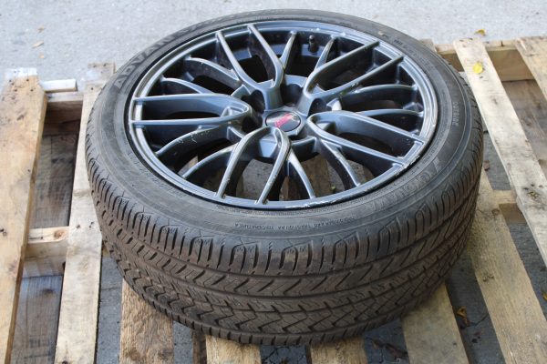 2015-2017 SUBARU WRX STI OEM ENKEI WHEEL RIM & TIRE 5x114 18x8.5 +55 245/40/18 - Image 3