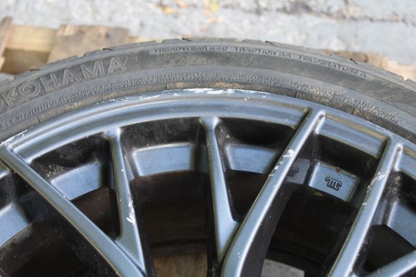 2015-2017 SUBARU WRX STI OEM ENKEI WHEEL RIM & TIRE 5x114 18x8.5 +55 245/40/18 - Image 4