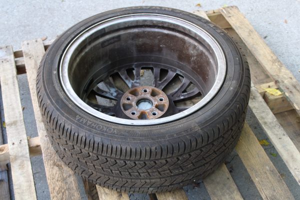2015-2017 SUBARU WRX STI OEM ENKEI WHEEL RIM & TIRE 5x114 18x8.5 +55 245/40/18 - Image 8