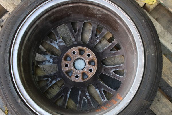2015-2017 SUBARU WRX STI OEM ENKEI WHEEL RIM & TIRE 5x114 18x8.5 +55 245/40/18 - Image 9