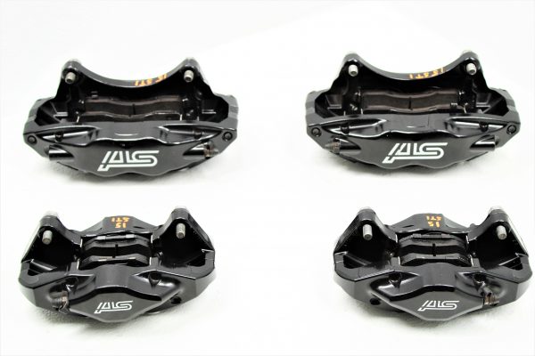 2008-2017 SUBARU WRX STI FRONT & REAR BREMBO BRAKE CALIPERS SET 31K MILES OEM - Image 4