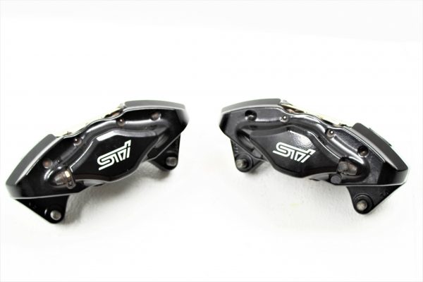 2008-2017 SUBARU WRX STI FRONT & REAR BREMBO BRAKE CALIPERS SET 31K MILES OEM - Image 7