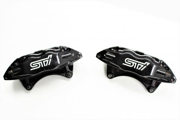2008-2017 SUBARU WRX STI FRONT & REAR BREMBO BRAKE CALIPERS SET 31K MILES OEM - Image 8