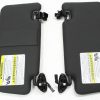 2015-2021 SUBARU WRX & STI SUN VISORS ASSEMBLY SET LH/RH BLACK OEM - Image 2