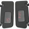 2015-2021 SUBARU WRX & STI SUN VISORS ASSEMBLY SET LH/RH BLACK OEM - Image 3