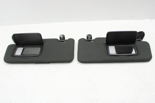 2015-2021 SUBARU WRX & STI SUN VISORS ASSEMBLY SET LH/RH BLACK OEM - Image 5