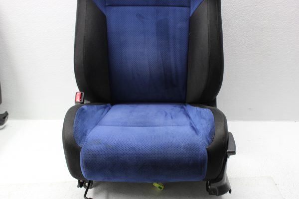 04-07 2004-2007 SUBARU WRX STI FRONT BLUE SUEDE SEATS SET LH/RH EJ257 - Image 5
