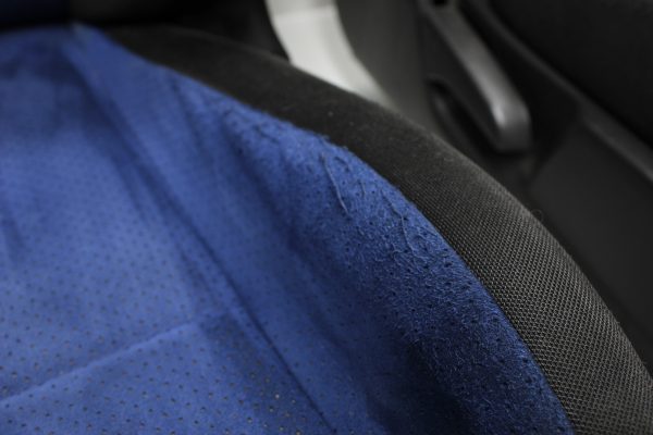 04-07 2004-2007 SUBARU WRX STI FRONT BLUE SUEDE SEATS SET LH/RH EJ257 - Image 6