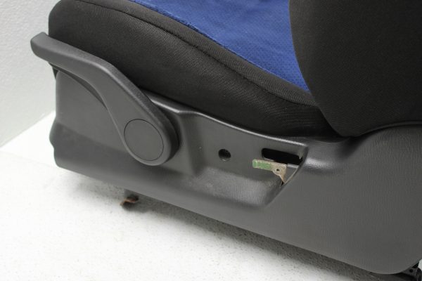 04-07 2004-2007 SUBARU WRX STI FRONT BLUE SUEDE SEATS SET LH/RH EJ257 - Image 9
