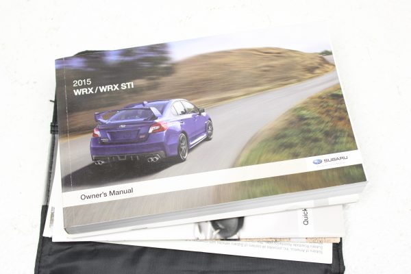 2015-2020 SUBARU WRX & STI OWNERS MANUAL BOOKLET AND CASE OEM - Image 5