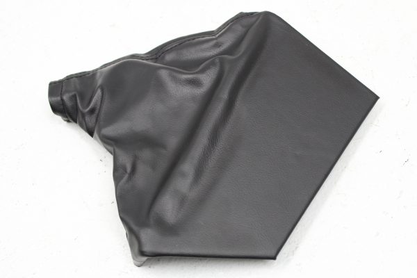 2008-2021 SUBARU WRX & STI E BRAKE HANDLE LEVER BOOT COVER BLACK LEATHER OEM - Image 2