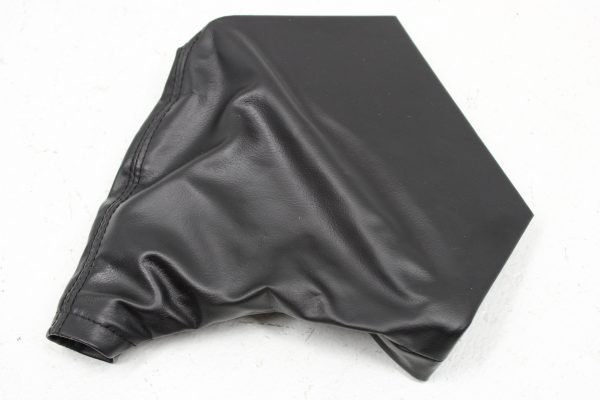2008-2021 SUBARU WRX & STI E BRAKE HANDLE LEVER BOOT COVER BLACK LEATHER OEM - Image 3