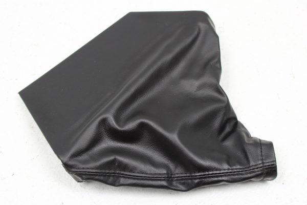 2008-2021 SUBARU WRX & STI E BRAKE HANDLE LEVER BOOT COVER BLACK LEATHER OEM - Image 4