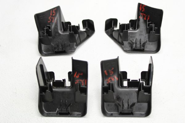 2015-2021 SUBARU WRX & STI FRONT & REAR SEAT RAIL BOLT COVER TRIM SET - Image 6