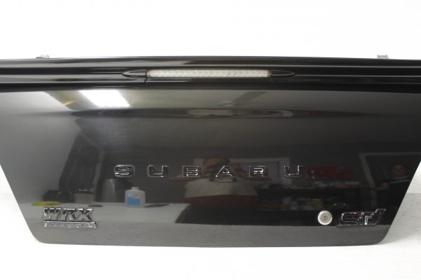 2004-2007 SUBARU IMPREZA WRX STI TRUNK LID SPOILER WING JAVA BLACK PEARL JBP OEM - Image 3