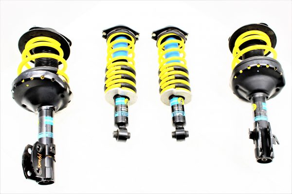 2008-2014 SUBARU WRX GTWORX BILSTEIN FRONT & REAR STRUTS W/ RACE COMP SPRINGS