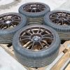 2005-2017 SUBARU WRX STI OZ RACING ULTRALEGGERA WHEELS RIMS & TIRES 18X9 5X114 - Image 2