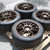 2005-2017 SUBARU WRX STI OZ RACING ULTRALEGGERA WHEELS RIMS & TIRES 18X9 5X114 - Image 4