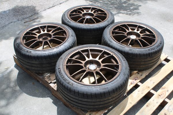 2005-2017 SUBARU WRX STI OZ RACING ULTRALEGGERA WHEELS RIMS & TIRES 18X9 5X114 - Image 4