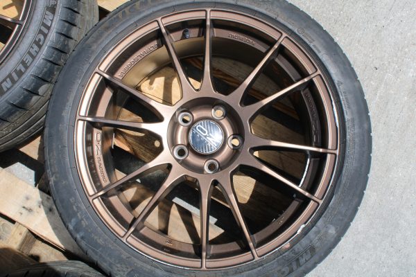 2005-2017 SUBARU WRX STI OZ RACING ULTRALEGGERA WHEELS RIMS & TIRES 18X9 5X114 - Image 8