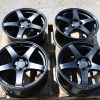2005-2017 SUBARU WRX STI SSR GTV01 WHEELS RIMS 5X114 18x9 +35 MATTE BLACK MB - Image 2