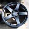2005-2017 SUBARU WRX STI SSR GTV01 WHEELS RIMS 5X114 18x9 +35 MATTE BLACK MB - Image 5