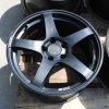 2005-2017 SUBARU WRX STI SSR GTV01 WHEELS RIMS 5X114 18x9 +35 MATTE BLACK MB - Image 6