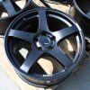 2005-2017 SUBARU WRX STI SSR GTV01 WHEELS RIMS 5X114 18x9 +35 MATTE BLACK MB - Image 7