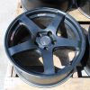 2005-2017 SUBARU WRX STI SSR GTV01 WHEELS RIMS 5X114 18x9 +35 MATTE BLACK MB - Image 8