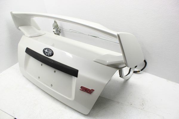 2011-2014 SUBARU IMPREZA WRX STI SEDAN TRUNK LID WING SPOILER WHITE OEM - Image 4