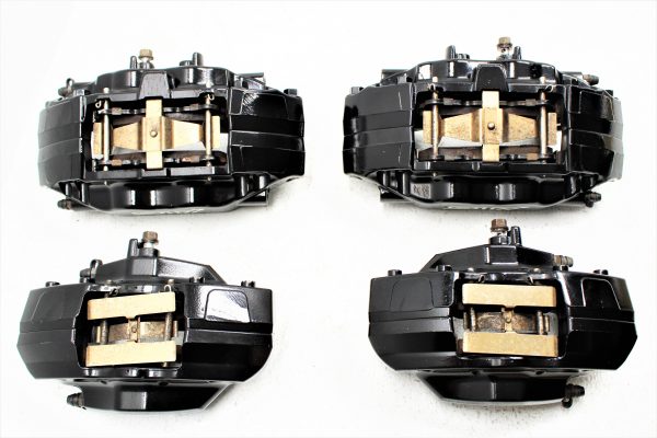 2008-2017 SUBARU WRX STI FRONT & REAR BREMBO BRAKE CALIPERS SET 77K MILES OEM - Image 2