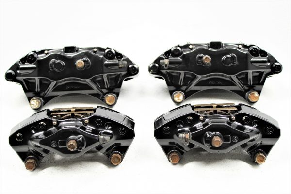 2008-2017 SUBARU WRX STI FRONT & REAR BREMBO BRAKE CALIPERS SET 77K MILES OEM - Image 3