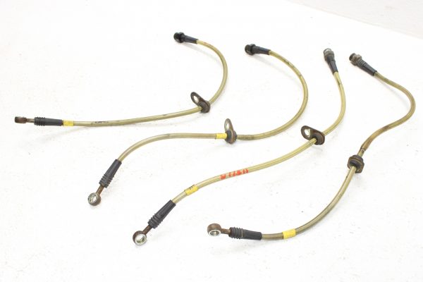 2008-2017 SUBARU WRX STI GOODRIDGE BRAIDED STAINLESS BRAKE LINES FRONT & REAR - Image 2