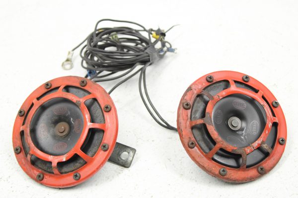 2002-2020 SUBARU WRX & STI EXTERIOR RED HELLA HORNS SET LH/RH PAIR