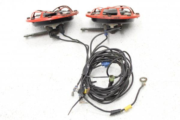 2002-2020 SUBARU WRX & STI EXTERIOR RED HELLA HORNS SET LH/RH PAIR - Image 2
