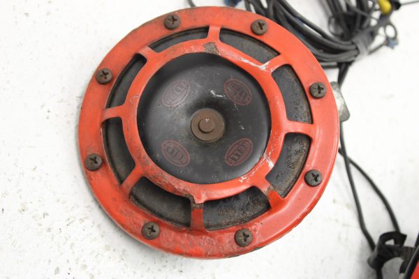 2002-2020 SUBARU WRX & STI EXTERIOR RED HELLA HORNS SET LH/RH PAIR - Image 4