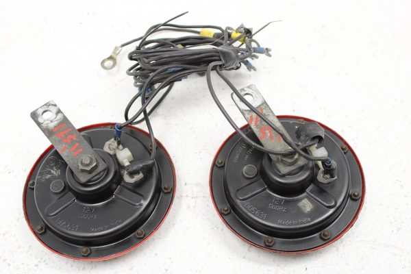 2002-2020 SUBARU WRX & STI EXTERIOR RED HELLA HORNS SET LH/RH PAIR - Image 5