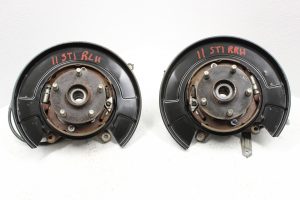 2008-2017 SUBARU WRX STI REAR HUBS KNUCKLES SPINDLES LH/RH 5X114 OEM 77K MILES